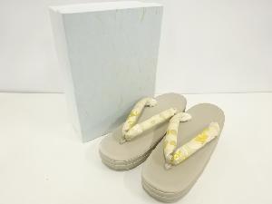 新品　未使用品　山口美術織物製　鼻緒　草履(24センチ)